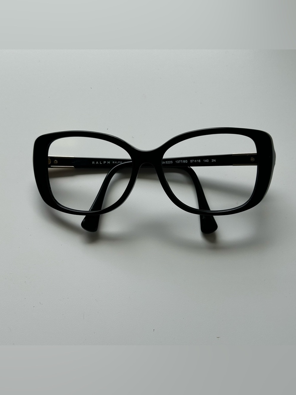 Ralph Lauren Sunglass Frames Only Black Plastic Oversized RA5223 Rectangle
